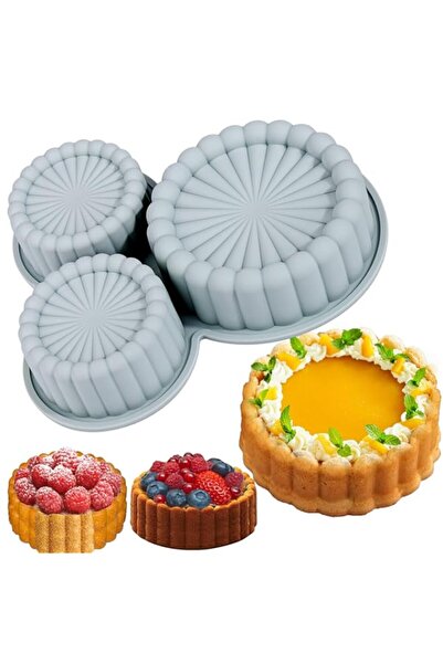 Generic قوالب كيك شارلوت من إكسفور، قوالب كيك دائرية غير لاصقة قابلة لإعادة ا...