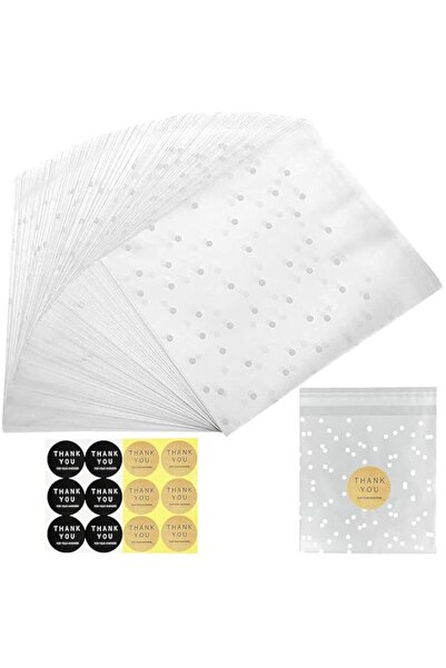 Generic LIENJAER 200 قطعة من أكياس الحلوى الشفافة للهالوين، وأكياس السيلوفان ...