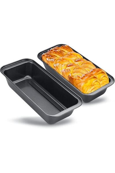 Generic مجموعة قوالب خبز من قطعة واحدة، قوالب خبز من الفولاذ المقاوم للصدأ، م...