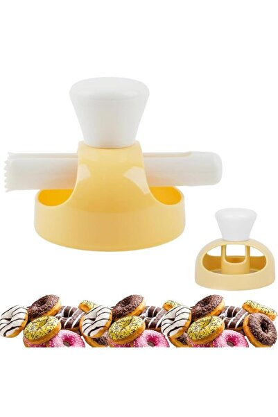 Generic مجموعة قوالب قطع الدونات غير اللاصقة من نالاينا مع كماشة غمس، أداة خب...