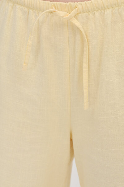 Addax Wide Leg Pants with Tie Waist Pn17449