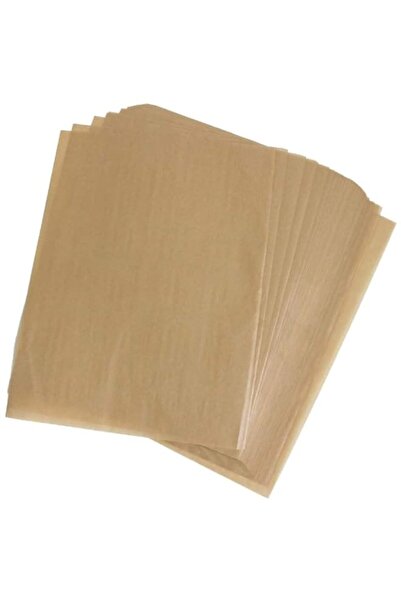 Generic غلاف ساندويتش بني مقاوم للدهون، 50 قطعة - بطانات سلة طعام بنية طبيعية...