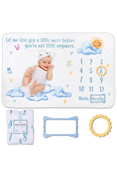 BabySnugg Păturica Milestone Norișori - 100x150cm