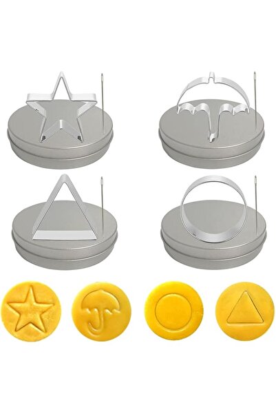 Generic مجموعة من 12 قطعة من بسكويت الحبار وفطيرة السكر وقوالب حلوى الكوكيز و...