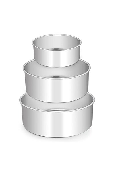 Generic مجموعة قوالب الكيك العميقة من إي-فار، مكونة من 3 قطع (6 بوصة/8 بوصة/9...