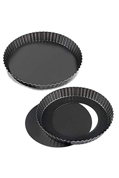 Generic قالب تارت كيش غير لاصق من ديلفينو، مقاس 9 بوصات، مع قاعدة قابلة للإزالة