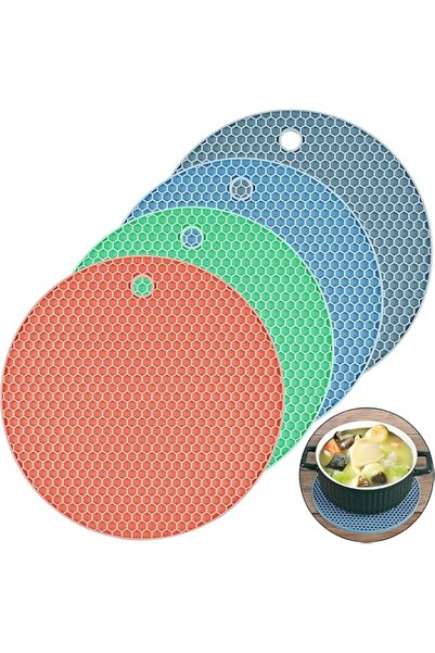 Generic حوامل أواني سيليكون للأطباق الساخنة، وسادات ساخنة للمطبخ، حوامل أواني...