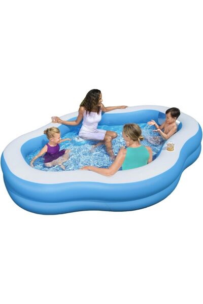BESTWAY مسبح عائلي مطل على المياه - 2.70 متر × 1.98 متر × 51 سم