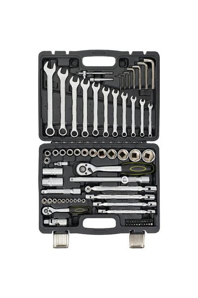 Heinner 77-Piece Multi-Purpose Tool Set CTSM016, Chrome-Vanadium Material