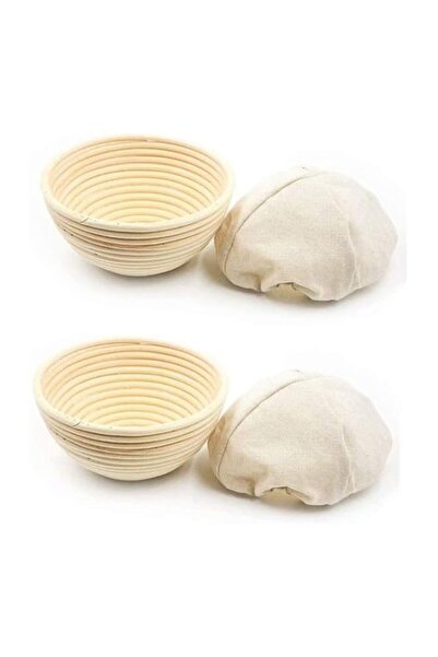 Generic سلة تخمير SHUYY، عبوتان، سلة تخمير خبز بانيتون مقاس 9 بوصات/22 سم مع ...