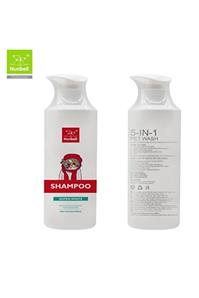 Nunbell Beyaz Tüylere Özel Köpek Şampuanı 350 ml