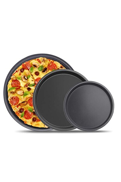 Generic مجموعة أدوات خبز البيتزا lijunjp، 3 قطع، مصنوعة من الفولاذ الكربوني غ...