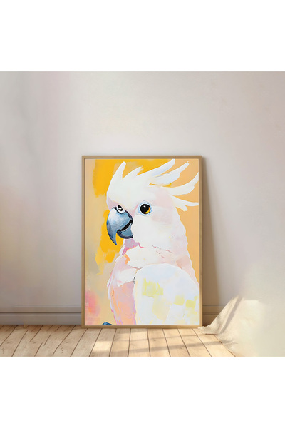 Dekorsiahome Pictură pentru cameră pentru copii cu rame din lemn dintr-o sing...