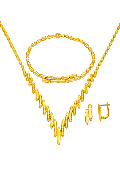 Bilezikci Taşsız Ajda Altın Düğün Seti