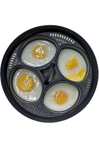 Generic 4 في 1 جهاز تبخير البيض، قوالب بيض سيليكون، قوالب بيض فورية، أكواب بي...