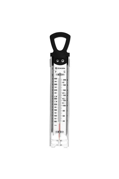 Zokura Termometru pentru lichide Z1187, 40 / 200˚C (Inox)