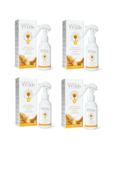Wiss Plus Papatya Özlü Saç Rengi Açıcı Sprey 150 Ml X 4 Adet