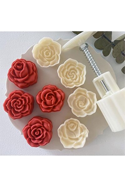 Generic مجموعة قوالب كعكة القمر من Vctitil، 5 قطع، قوالب كعك يدوية لمهرجان من...