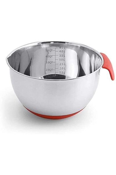 Generic DELFINO Mixing Bowl, 304 Stainless Steel Non-Slip Mixing Bowls with M...