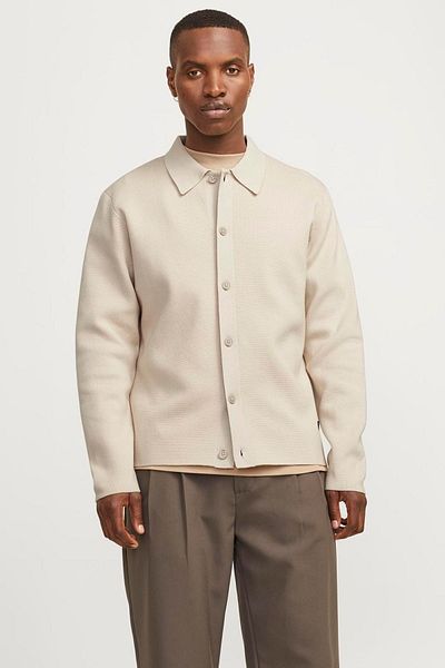 Jack & Jones Men's Shirt Collar Cardigan - Milano