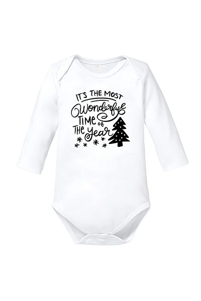 OEM Baby body Merry Christmas white white Christmas cotton size 68