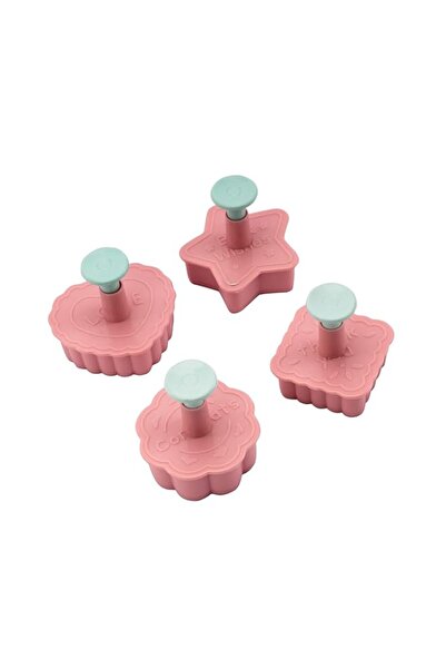 Generic قاطع بسكويت Royalford Wishes بمقبض - RF10975 قاطع بسكويت وفوندان بلاس...