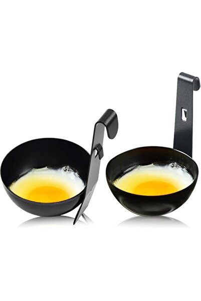 Generic مجموعة أدوات سلق البيض المصنوعة من الفولاذ المقاوم للصدأ، أكواب سلق ق...