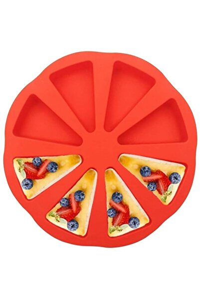 Generic ELECDON Cake Mould, 8 Triangle Cavity Silicone Portion Scottish Scone...