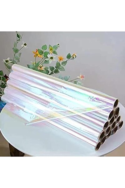 Generic لفافة تغليف هدايا قوس قزح من ريد دوت®، ارتفاع 60 سم × طول 10 ياردات، ...