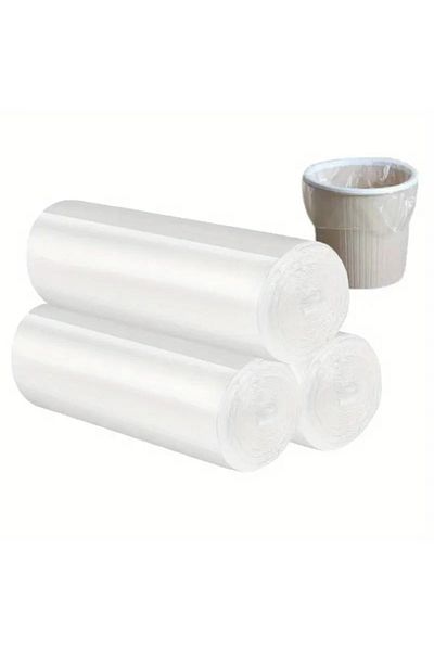 MG HOME 3 Rolls of Mini Garbage Bags 3X40 Pieces Transparent Garbage Bags 44 X 45 cm Garbage Bags There Are 40 Pieces in 1 Roll