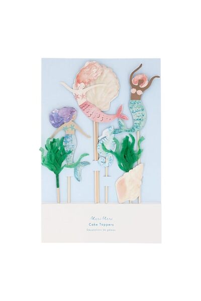 Generic زينة كعكة حورية البحر ميري ميري