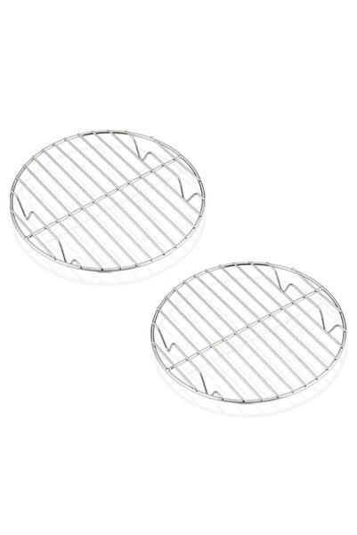 Generic رفوف طهي بالبخار من إي-فار، 7½ بوصة، رف تبريد دائري من الفولاذ المقاو...