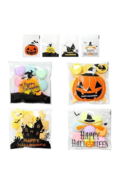 Generic Goodern 400 Pcs Thanksgiving Day Small Cellophane Candy Bags Set,Funn...