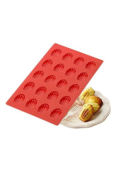 Generic قالب مادلين سيليكون FLYGIRL مكون من 20 تجويف على شكل صدفة، صينية كيك ...