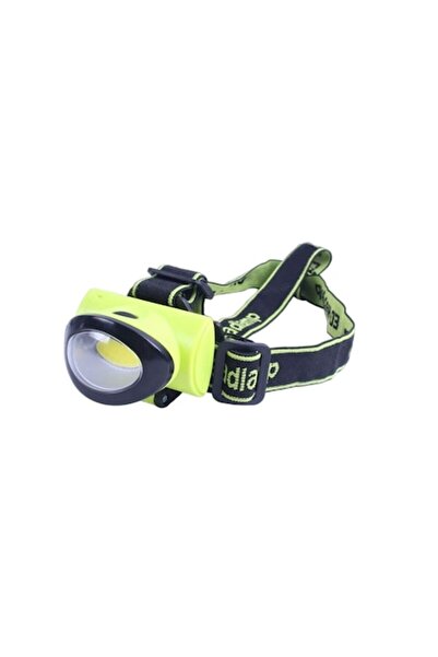 Bibilel Lanterna LED cu montare pe cap, 220 lm, 3 trepte de intensitate, 7 x 4 x 5 cm, Negru Verde
