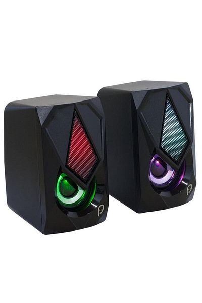 Spacer Boxe Gaming 2.0 SPB-STORM, 6W RMS, USB/Jack 3.5mm, LED RGB Lighting (Black)