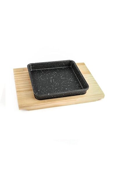 Generic Winds Trading Vague Square Sizzling With Base, 17 Cm Size
