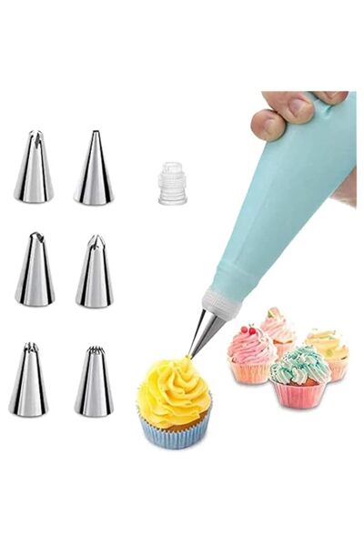 Generic مجموعة لوازم تزيين الكيك وأكياس التزيين من YONGERN، لوازم الخبز، أطرا...
