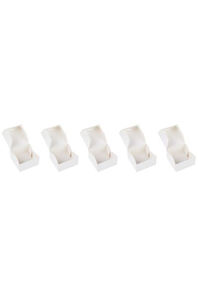 Generic صناديق تخزين الكيك الورقية من هوت باك، 15 سم × 15 سم، 5 قطع