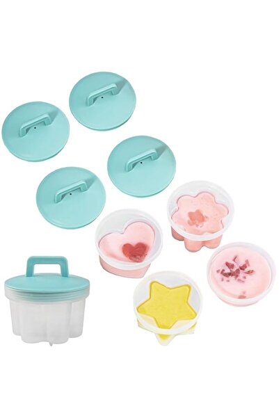 Generic نالاينا، 4 قطع من أكواب سلق البيض، مجموعة صانع البيض المسلوق، قوالب ا...