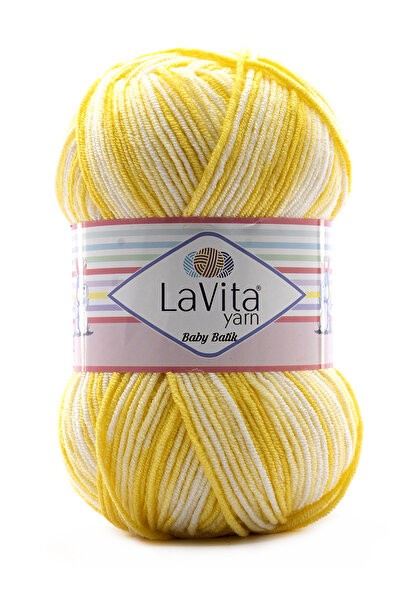 LaVita Yarn خيط تريكو يدوي متعدد الألوان من بيبي باتيك 100% أكريليك 100 جرام ...