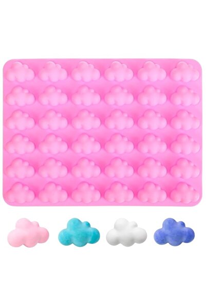 Generic قالب سيليكون على شكل سحابة من قطعتين من أليبيس للمطبخ، الجيلي، الحلوى...