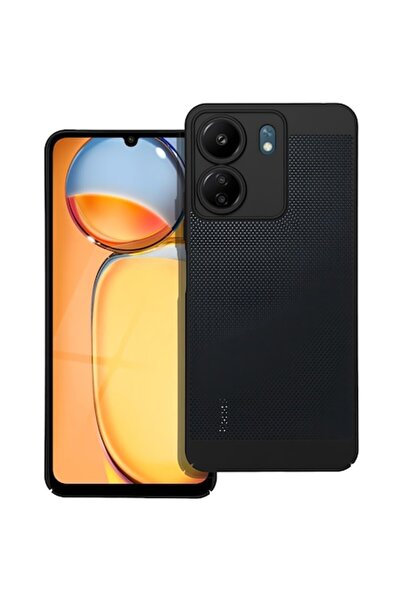 e-Eunoia Art Husa pentru Xiaomi Redmi 13C, Breezy, Elite Armor, Neagra