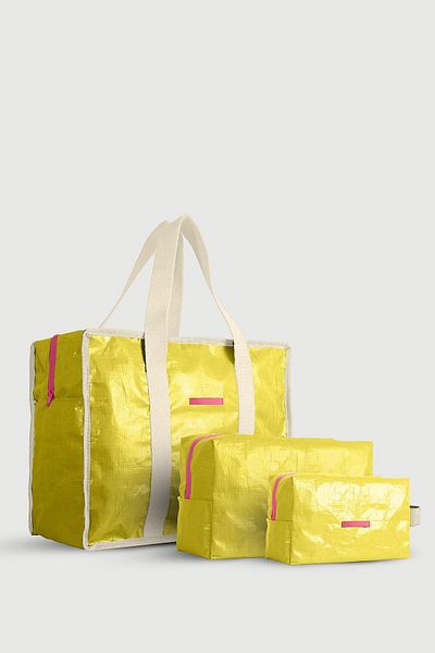 Huge Element Huge Strand Beach Bag Yellow