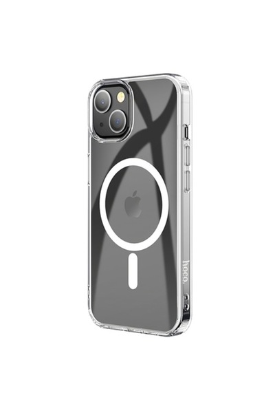 e-Eunoia Art Husă MagSafe pentru Apple iPhone 15 Plus, Airbag magnetic, Rezis...