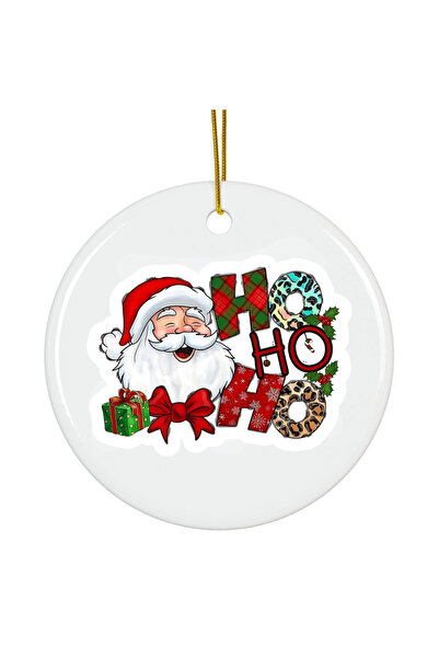 OEM Ornament Acrilic Craciun, 8 cm, decoratiune brad vintage