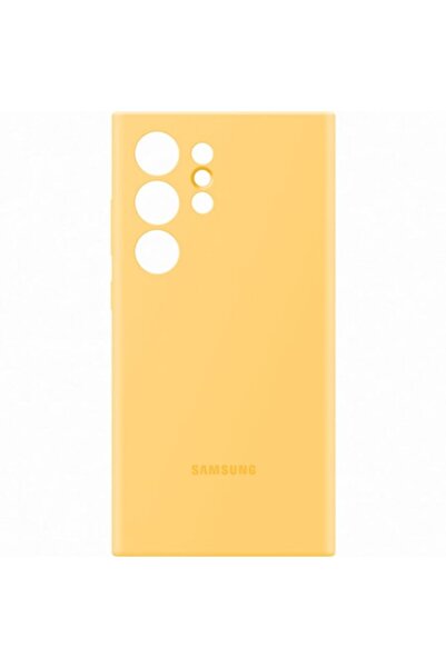 e-Eunoia Art Carcasă din silicon pentru Samsung Galaxy S24 Ultra - Galbenă