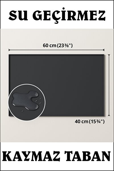 COZLEY Silikon Ayakkabı Tepsisi Su Geçirmez Kaymaz Yıkanabilir Ayakkabı Düzenleyici Ayakkabı Standı 60X40CM