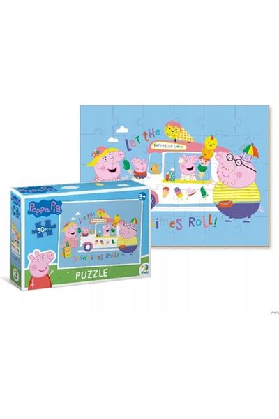 Dodo Puzzle Peppa Pig, 30 pieces, 27x20cm, multicolored