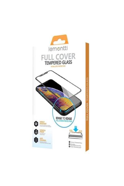 lemontti Tvrzené sklo s plným pokrytím pro Samsung Galaxy A22 4G (černé)